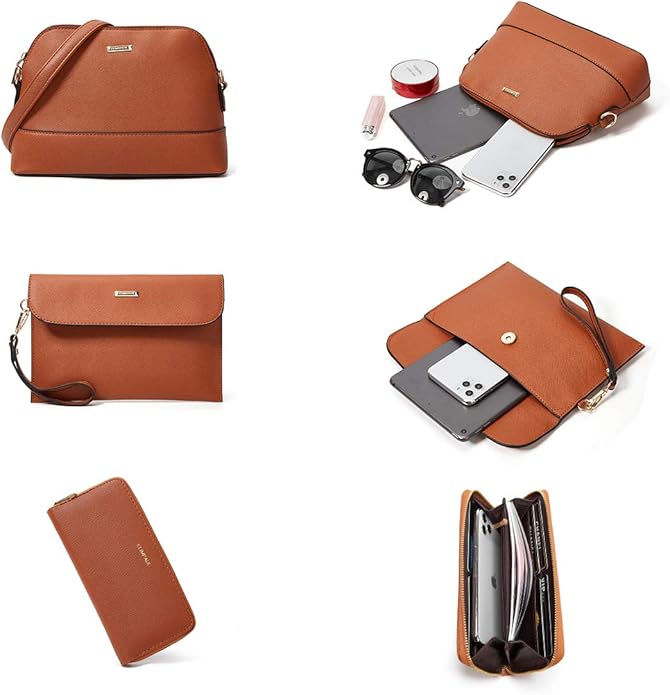 women's fashion 4 piece handbag set tote, shoulder bag, satchel & wallet women's fashion 4 piece handbag set tote, shoulder bag, satchel & wallet