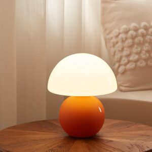 Orange Mushroom Table Lamp