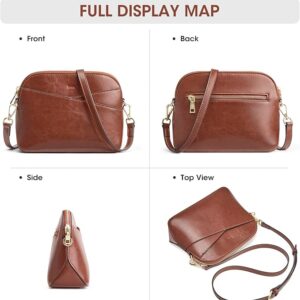 Kattee Leather Crossbody Bag