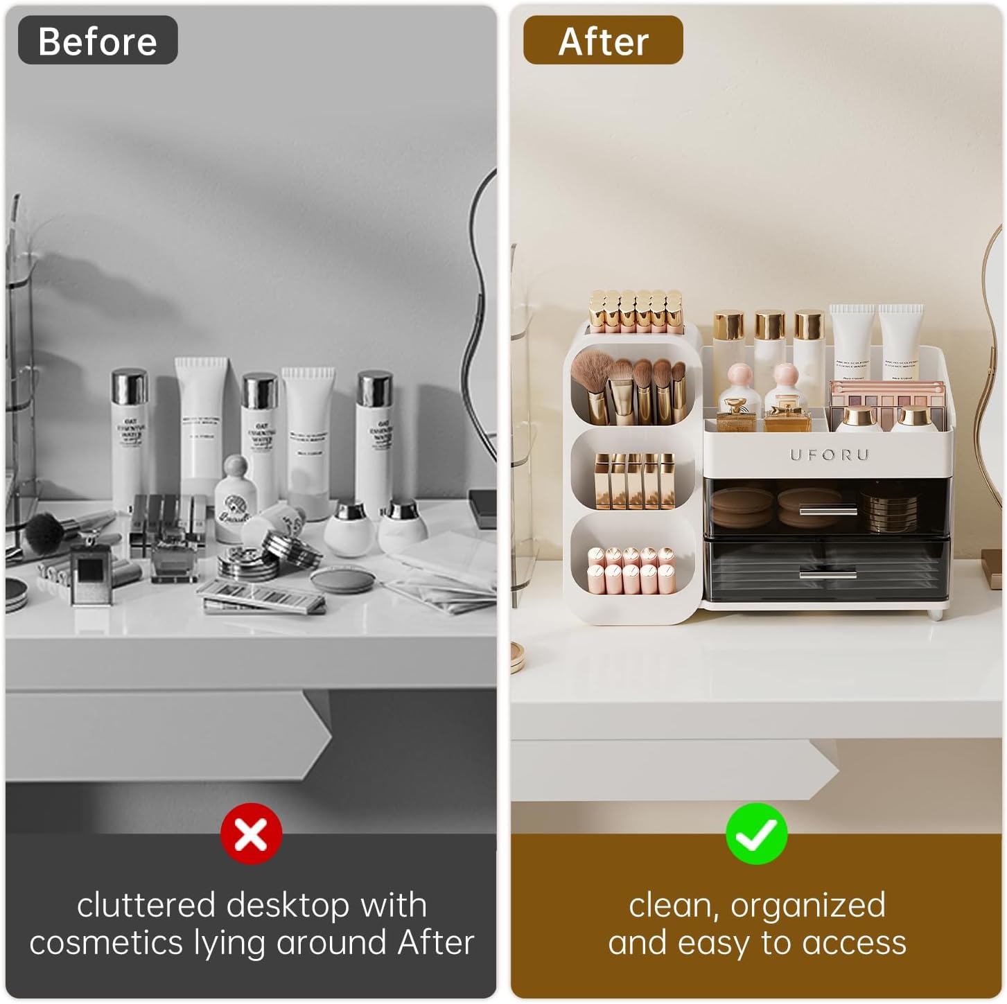 UforU Makeup Organizer for Vanity UforU Makeup Organizer for Vanity