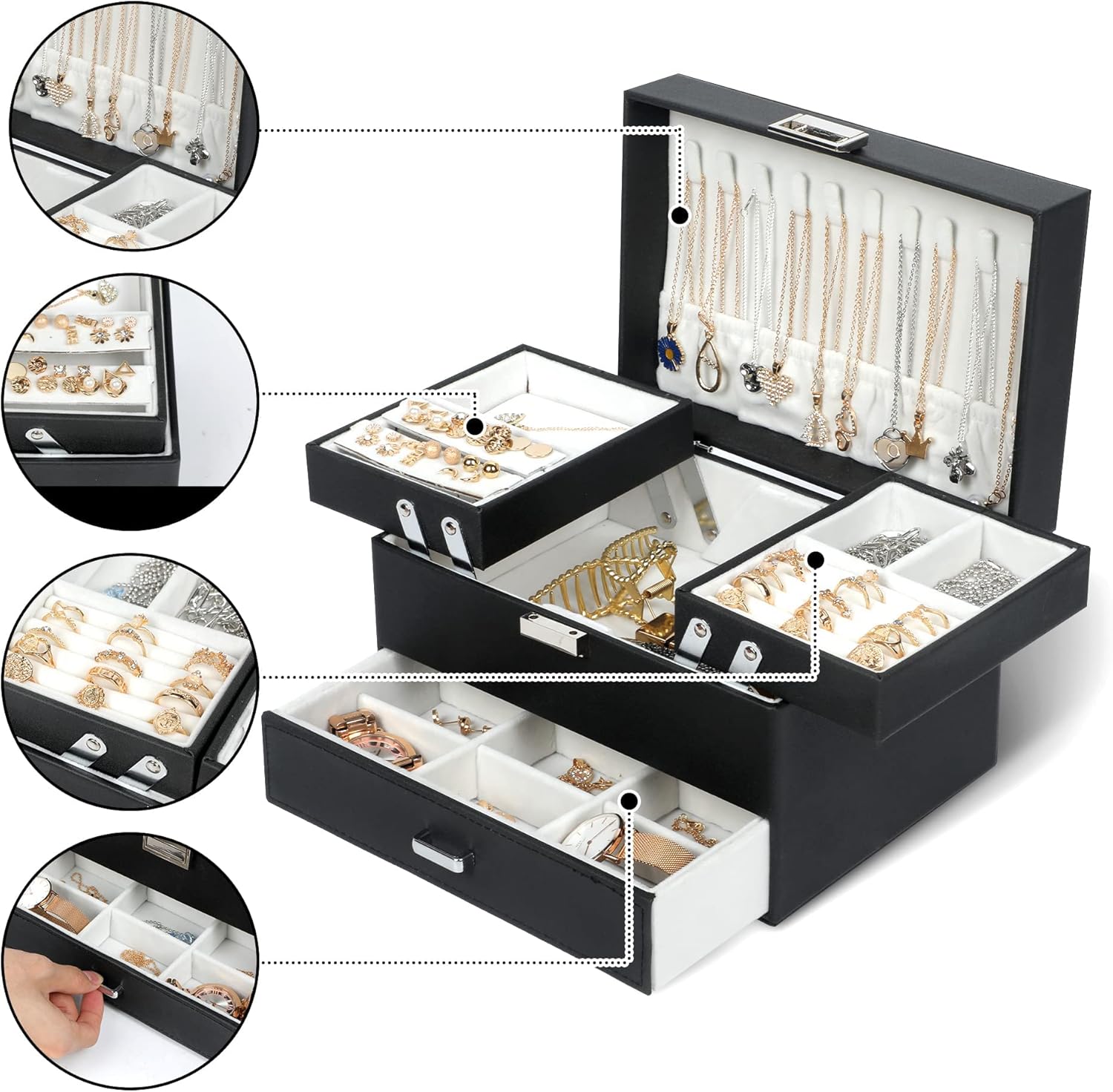 Jewelry Organizer Box for Women Jewelry Organizer Box for Women