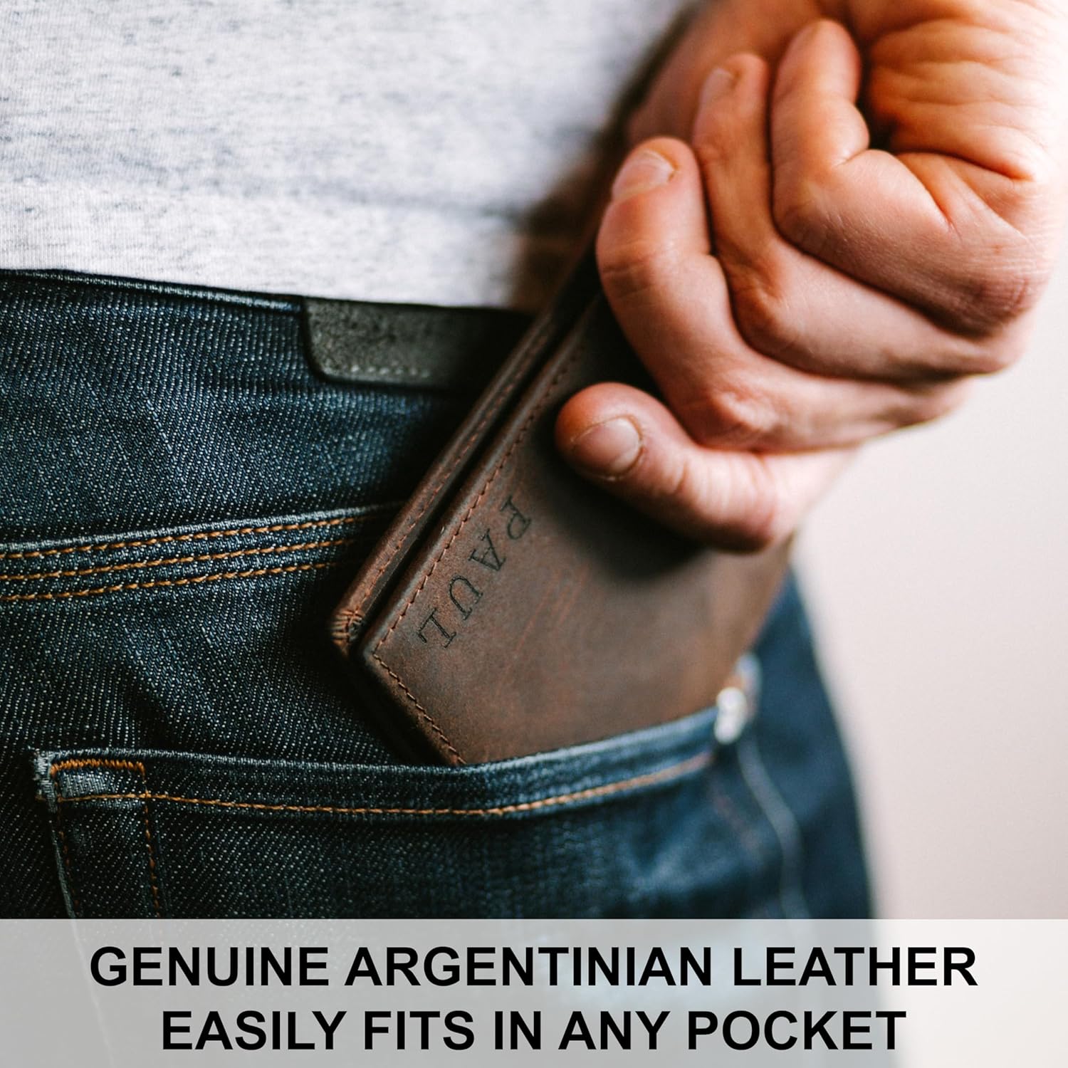 Men's Slim Leather Wallet Men's Slim Leather Wallet