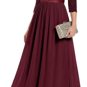 Home Elegant BeryLove Long Sleeve Formal Party Dress for Women