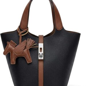 Kadynow Vegan Leather Bucket Purse