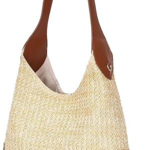 Herald Straw Woven Hobo Bag