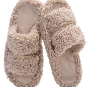 BOVTY Fuzzy Memory Foam Slippers