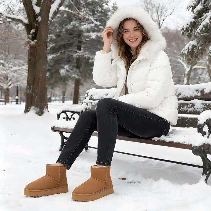 litfun women's suede platform mini boots litfun women's suede platform mini boots
