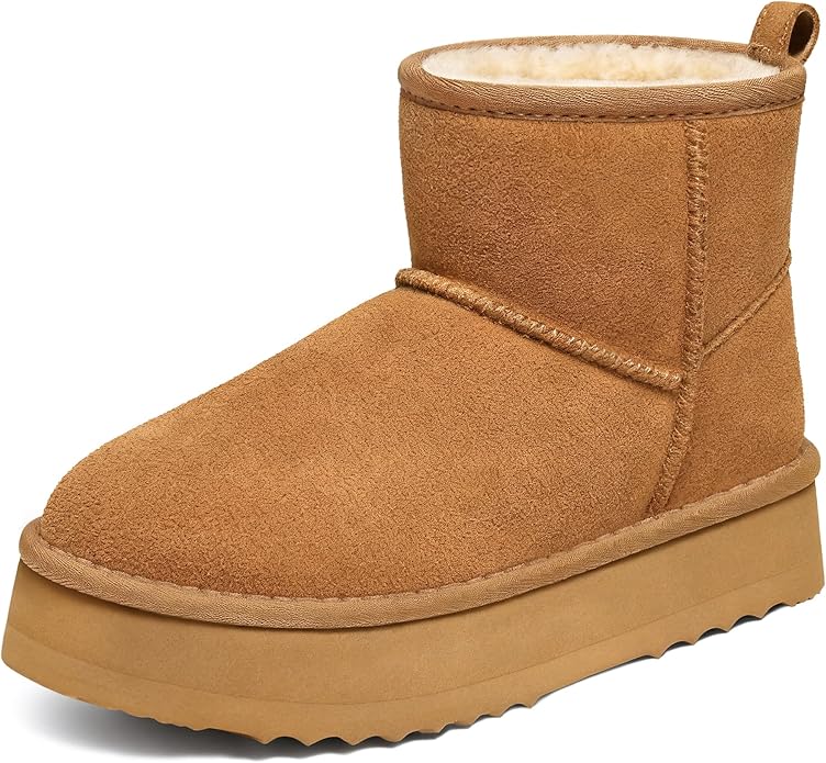 litfun women's suede platform mini boots litfun women's suede platform mini boots